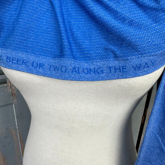 Lululemon Men's Long Sleeve Swiftly Tech Mesh Panel Top Blue Heather Sz S - Picture 16 of 16